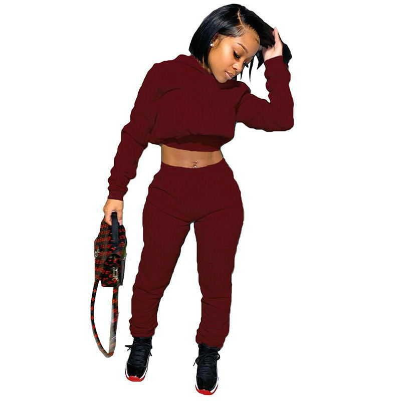 Sports Tracksuit Women Two Piece Set Winter High Quality Woman Sweaters 2 Piece Sets Womens Outfits Sexy Sweatsuits 28405P 210712