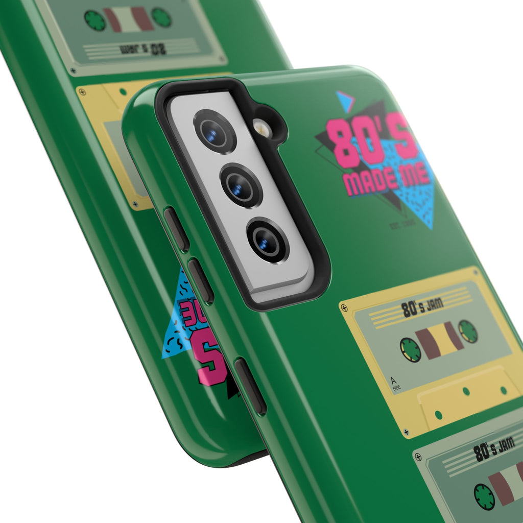 80s Made Me Cassette Tapes Phone Case | Retro 1980s Music Design