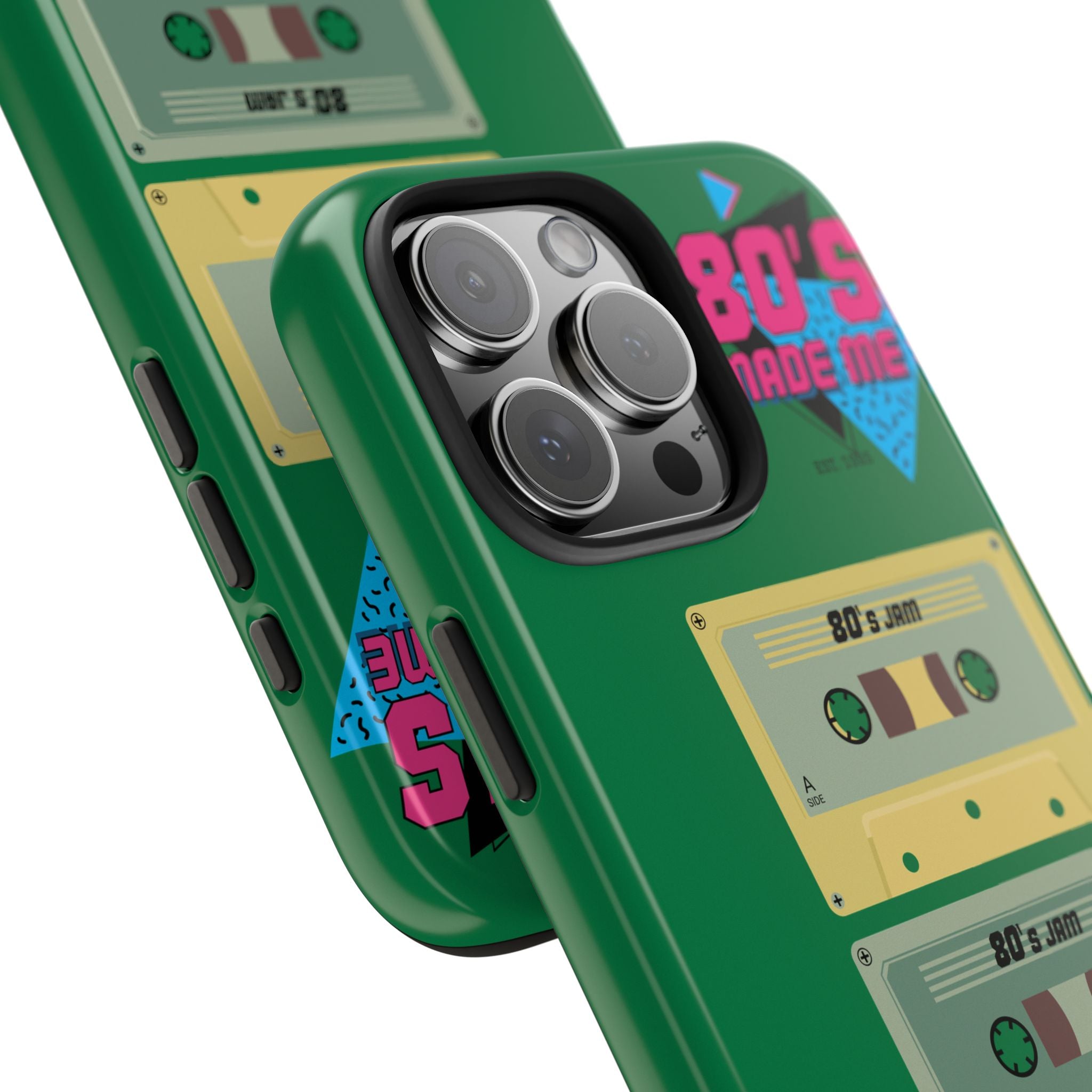 80s Made Me Cassette Tapes Phone Case | Retro 1980s Music Design