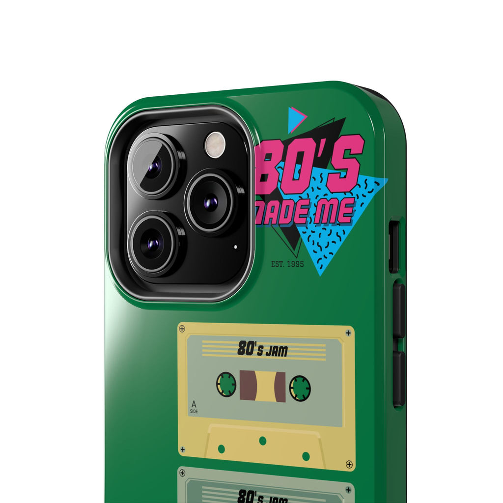 80s Made Me Cassette Tapes Phone Case | Retro 1980s Music Design