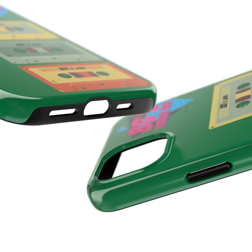 80s Made Me Cassette Tapes Phone Case | Retro 1980s Music Design