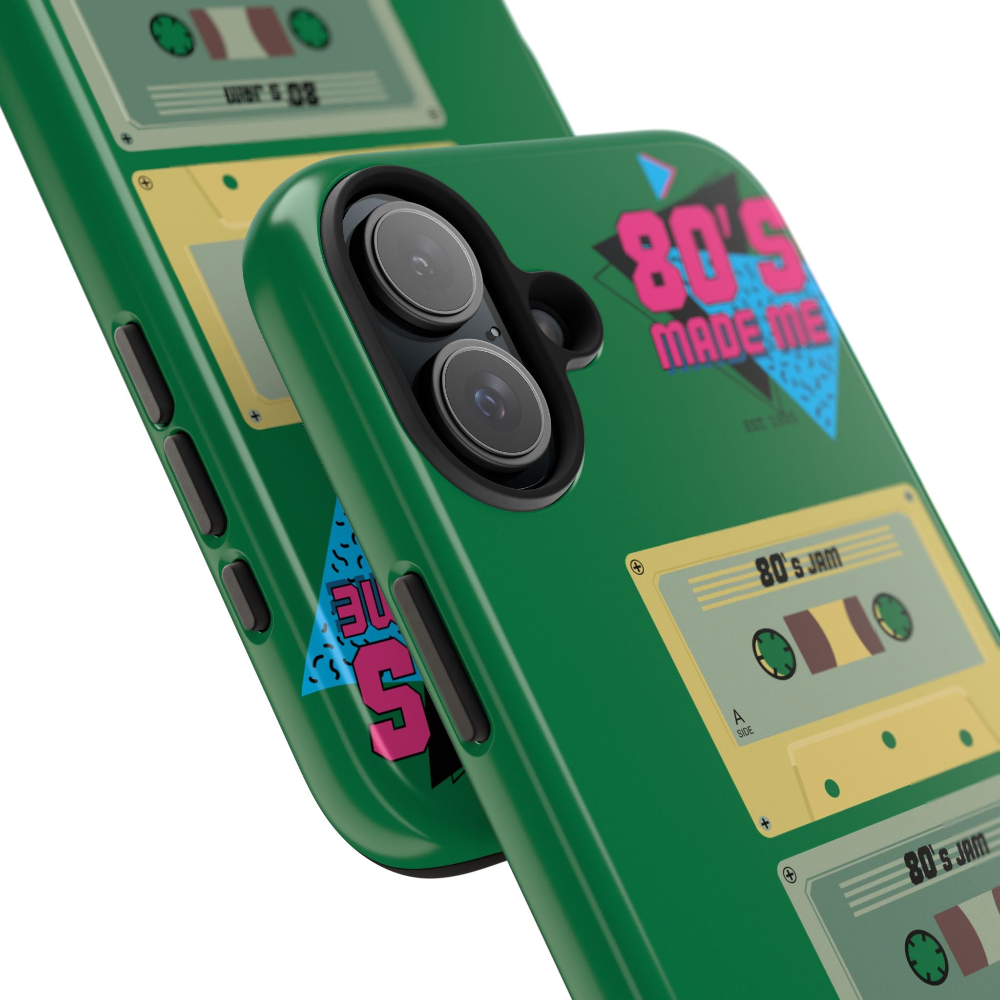 80s Made Me Cassette Tapes Phone Case | Retro 1980s Music Design
