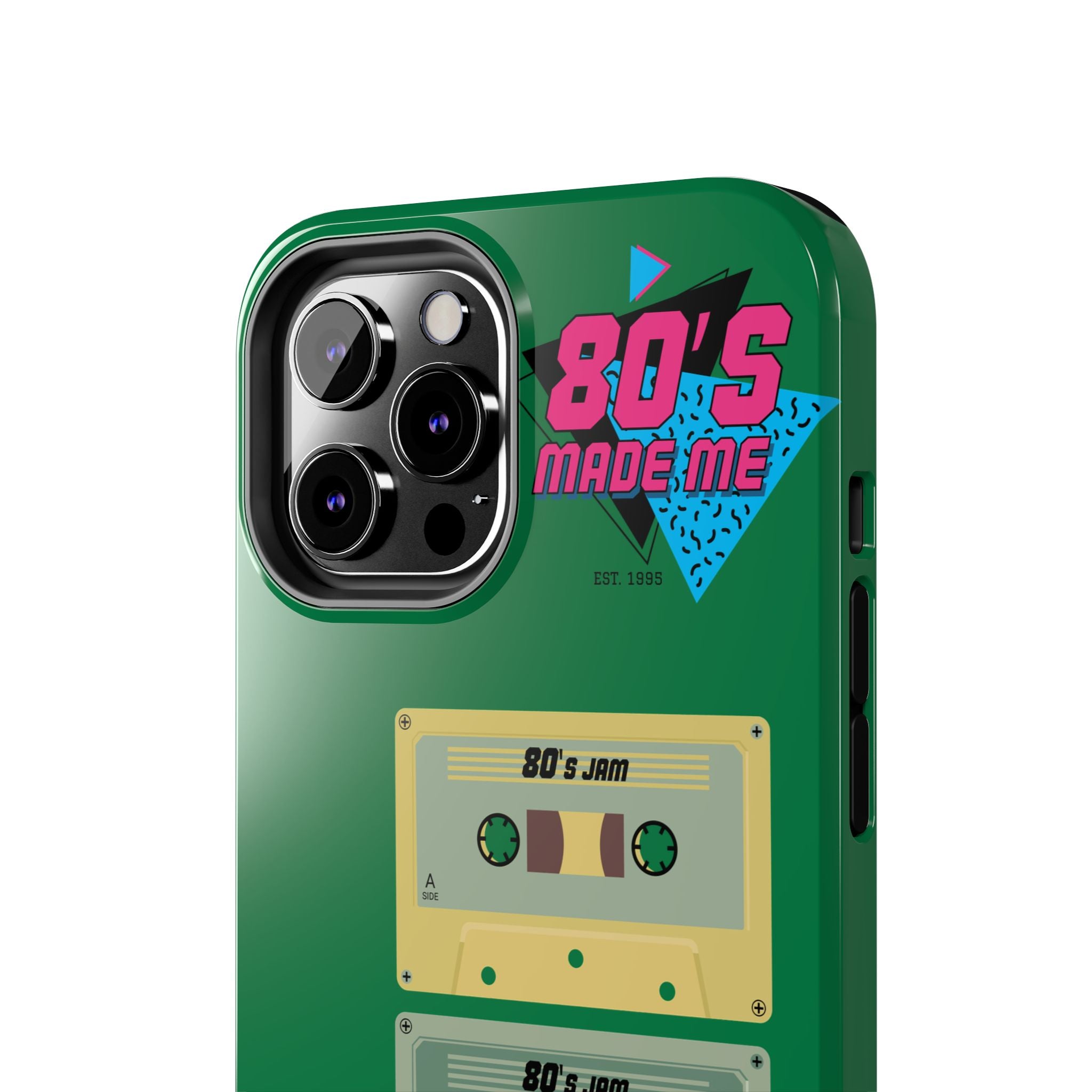 80s Made Me Cassette Tapes Phone Case | Retro 1980s Music Design
