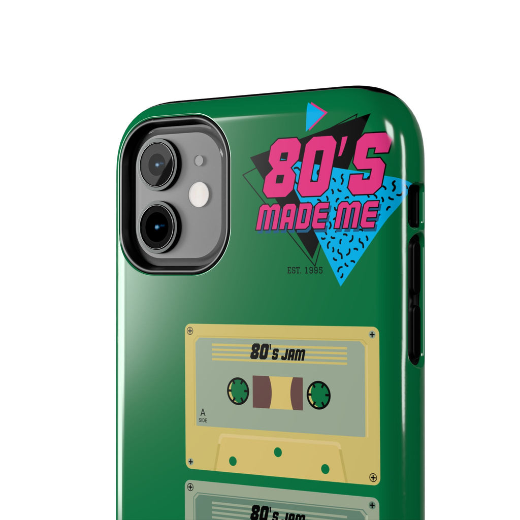 80s Made Me Cassette Tapes Phone Case | Retro 1980s Music Design