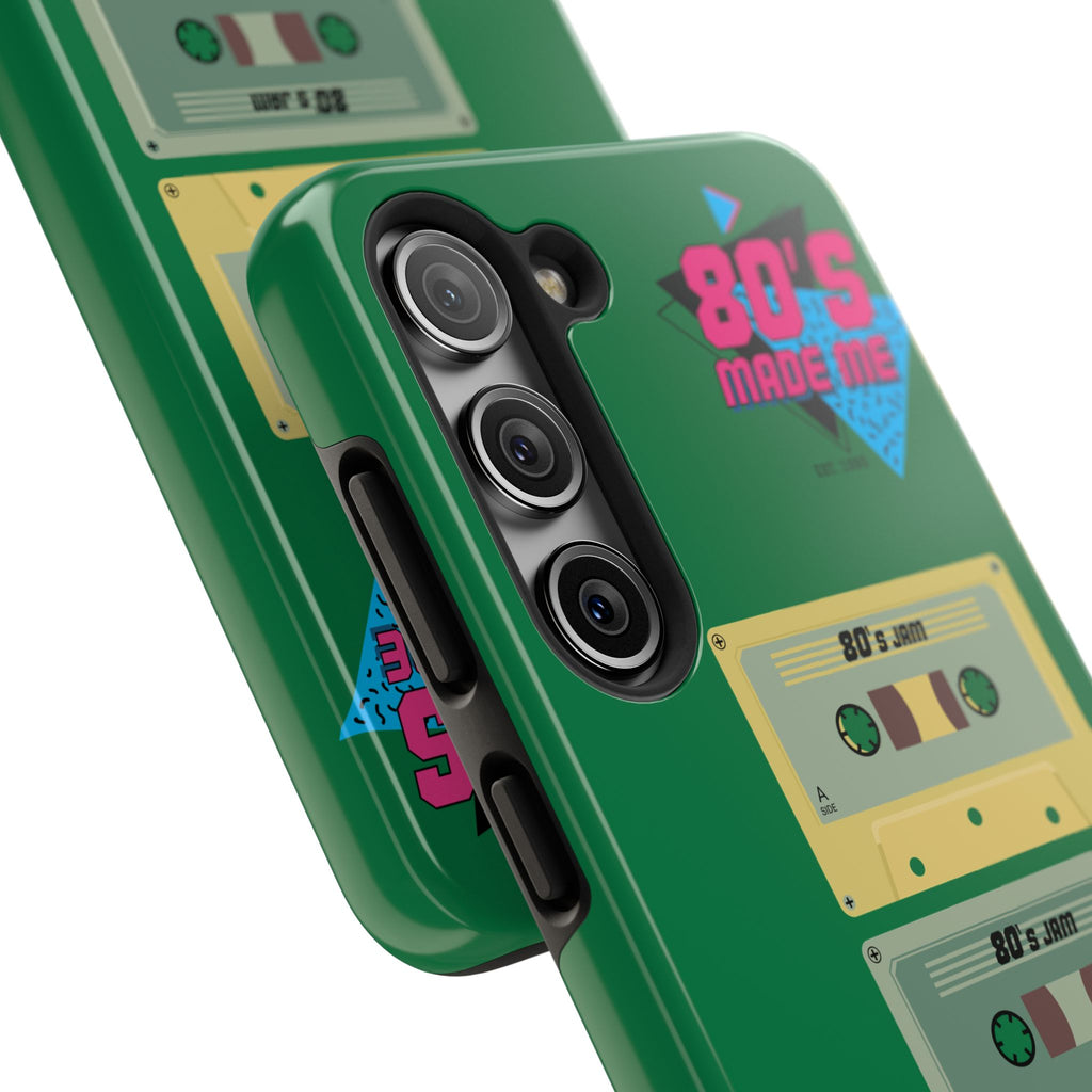 80s Made Me Cassette Tapes Phone Case | Retro 1980s Music Design