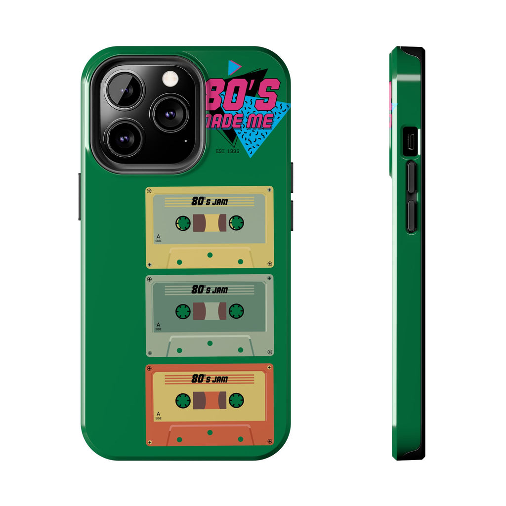 80s Made Me Cassette Tapes Phone Case | Retro 1980s Music Design