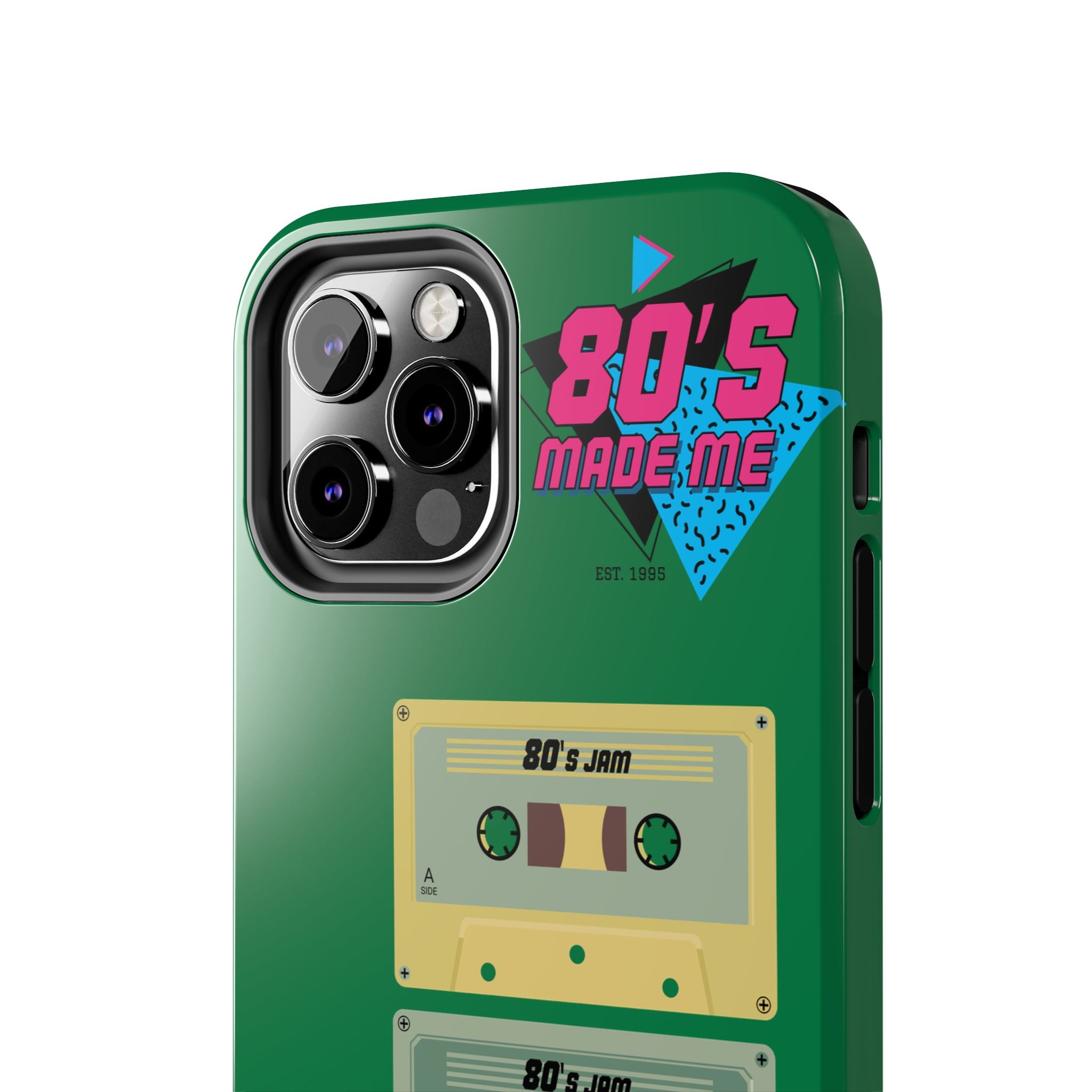 80s Made Me Cassette Tapes Phone Case | Retro 1980s Music Design