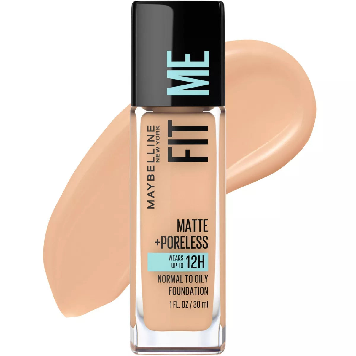 Maybelline Fit Me Matte + Poreless Oil Free Liquid Foundation - 1 Fl Oz