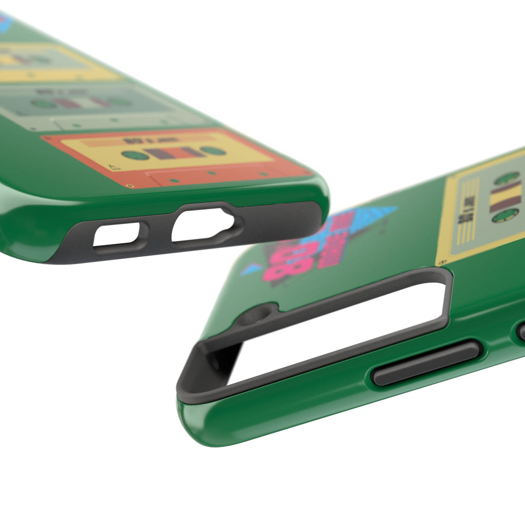 80s Made Me Cassette Tapes Phone Case | Retro 1980s Music Design