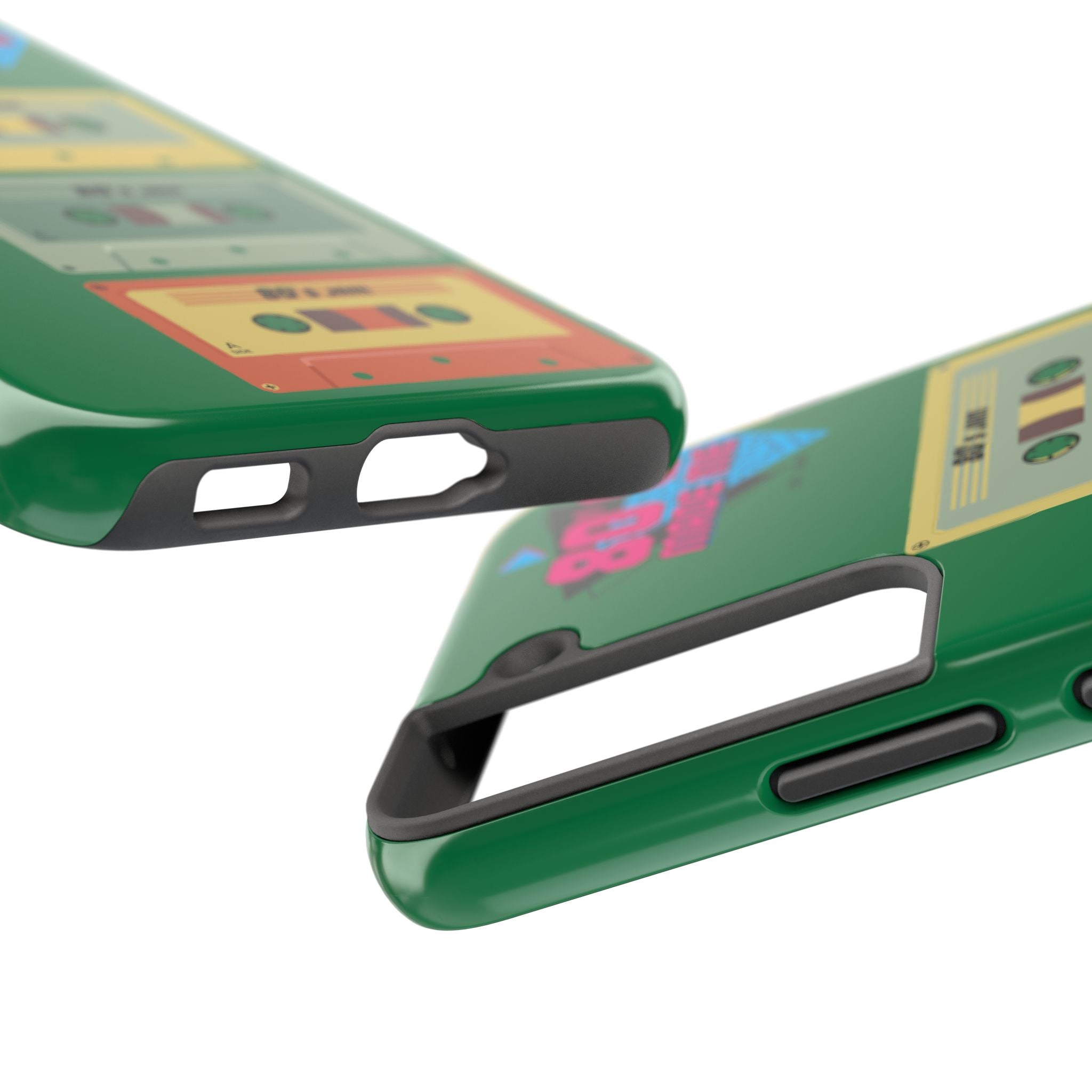 80s Made Me Cassette Tapes Phone Case | Retro 1980s Music Design