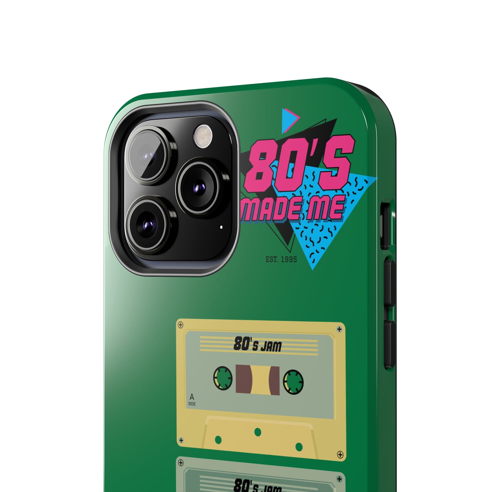 80s Made Me Cassette Tapes Phone Case | Retro 1980s Music Design