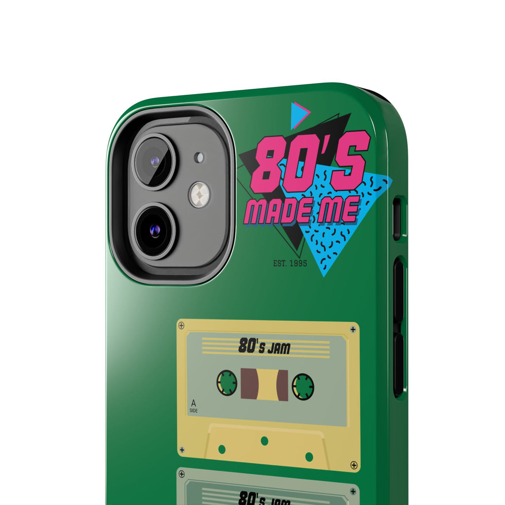 80s Made Me Cassette Tapes Phone Case | Retro 1980s Music Design