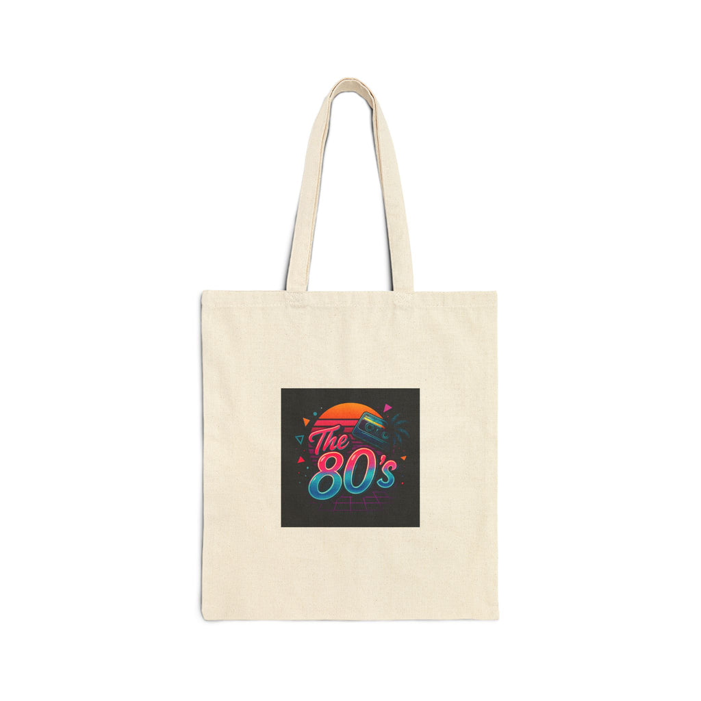 The 80s Retro Sunset Tote Bag