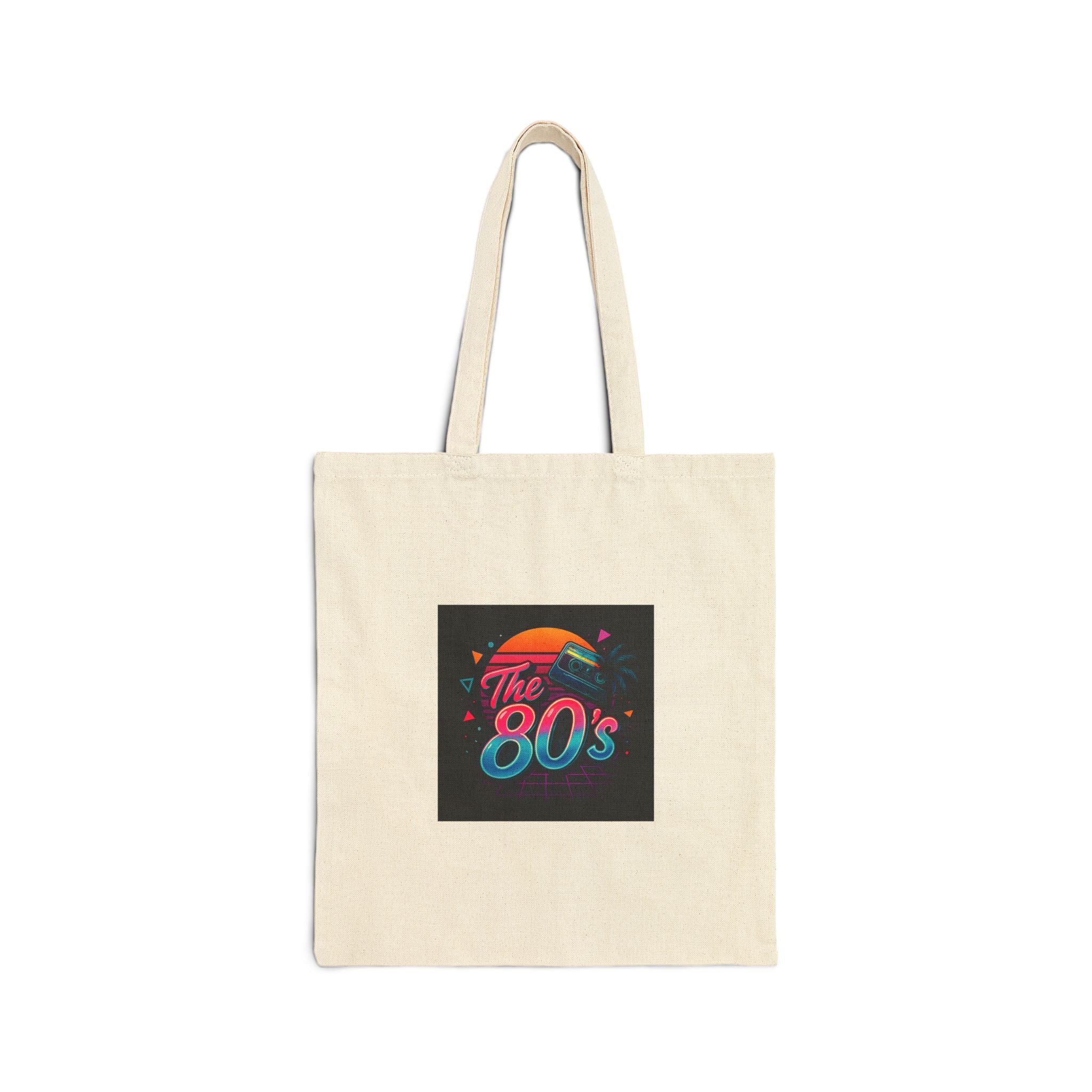 The 80s Retro Sunset Tote Bag