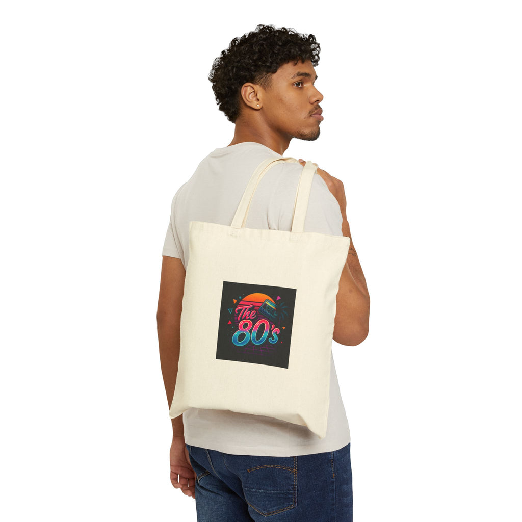 The 80s Retro Sunset Tote Bag