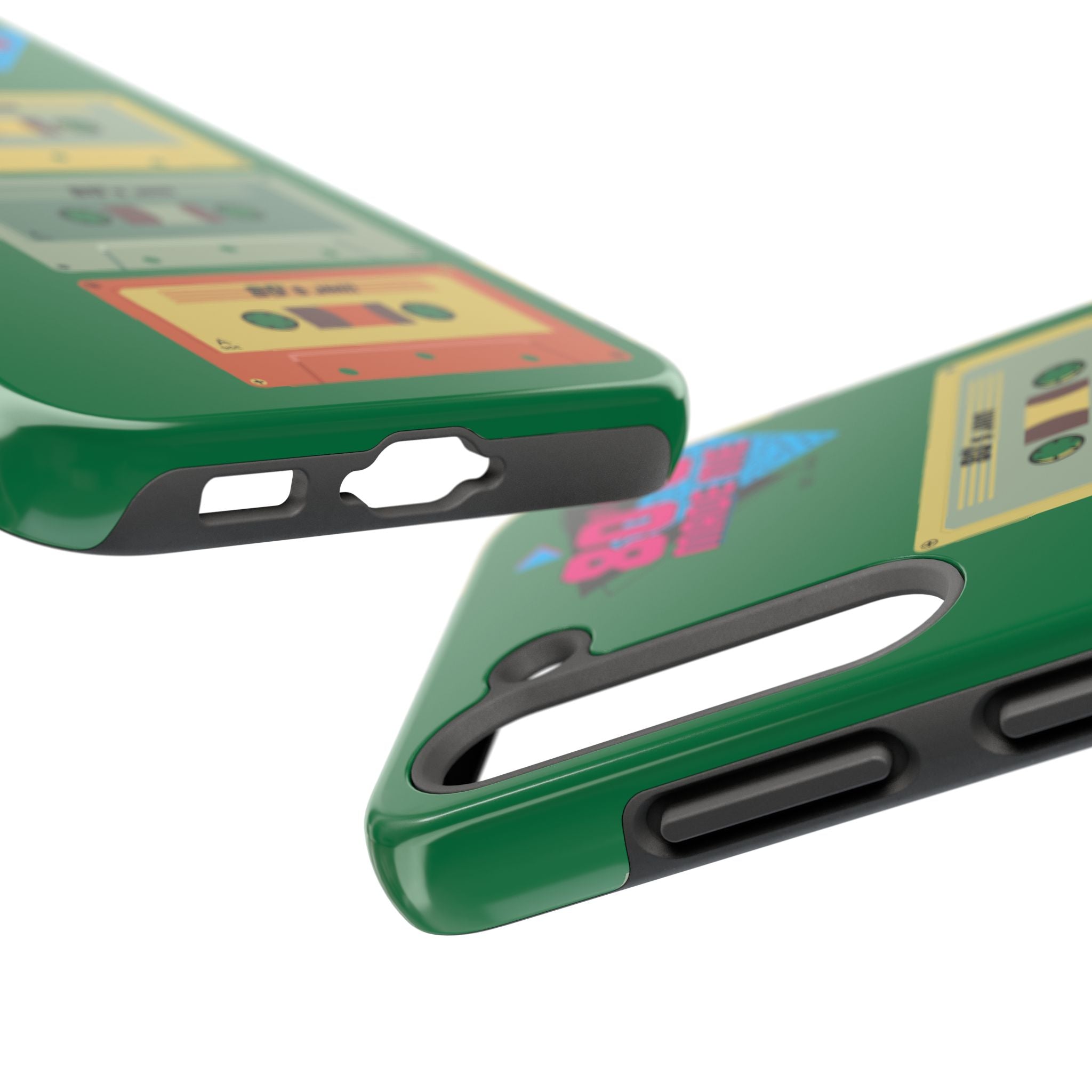 80s Made Me Cassette Tapes Phone Case | Retro 1980s Music Design