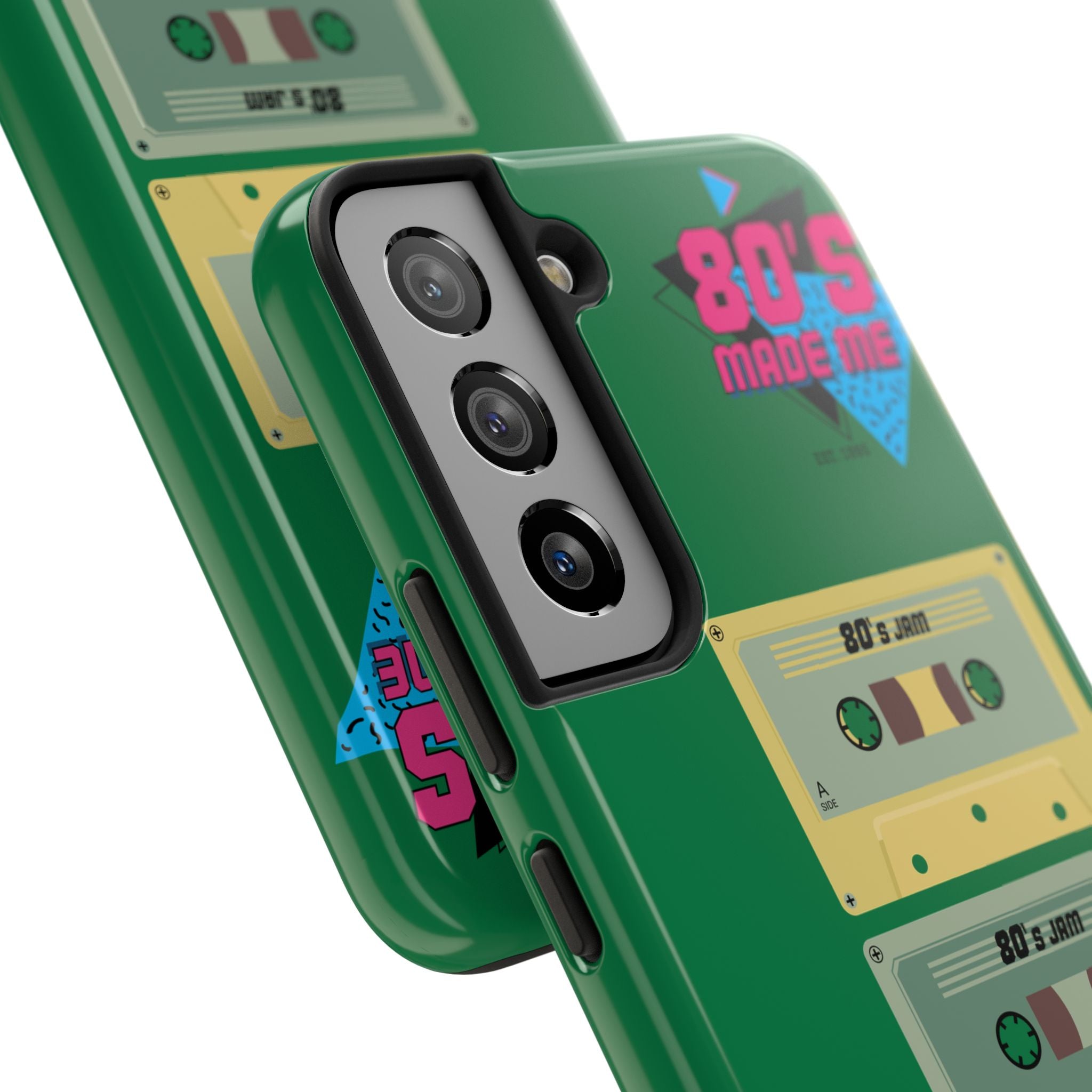 80s Made Me Cassette Tapes Phone Case | Retro 1980s Music Design