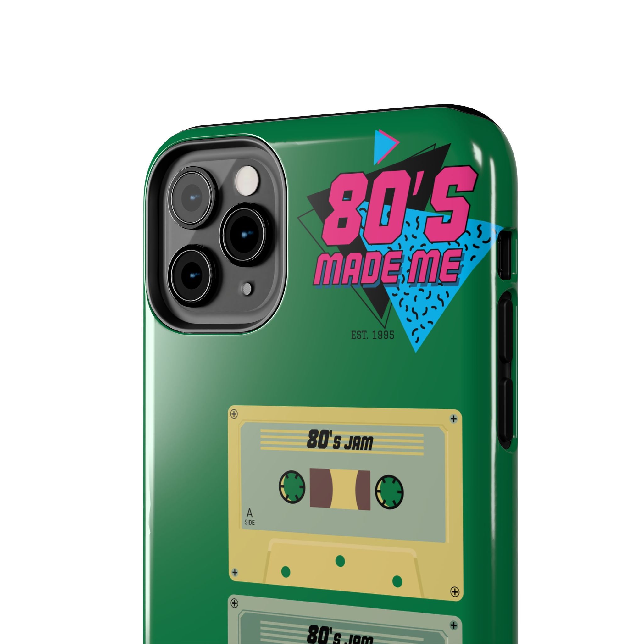 80s Made Me Cassette Tapes Phone Case | Retro 1980s Music Design