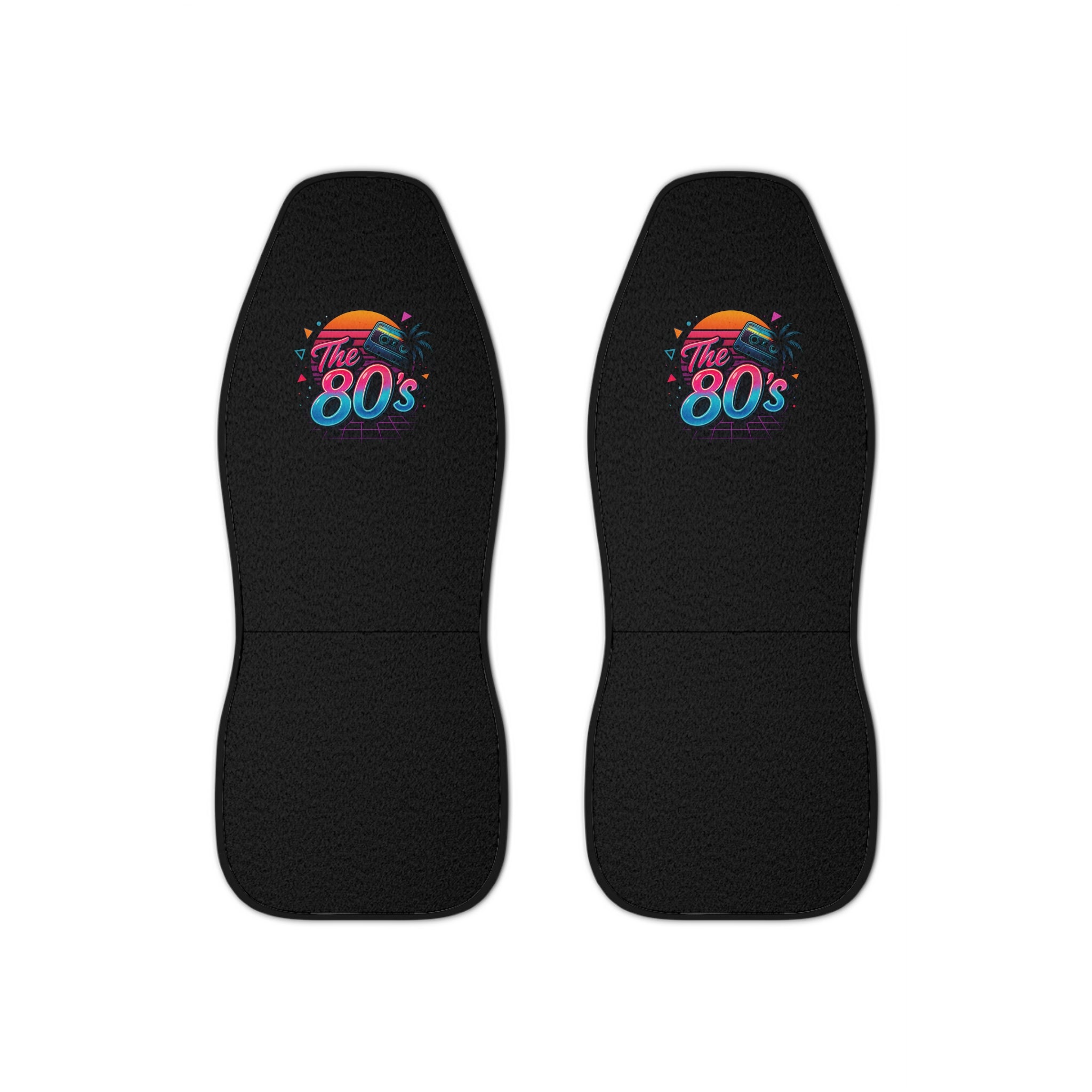 Retro 80s Car Seat Covers — 'The 80's' Vaporwave Vintage Auto Seat Protector