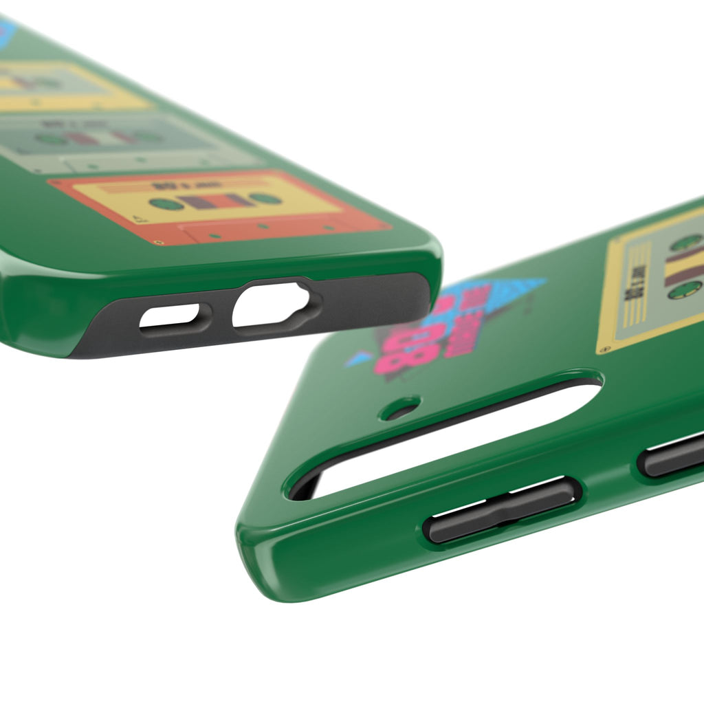 80s Made Me Cassette Tapes Phone Case | Retro 1980s Music Design