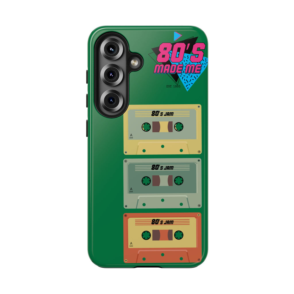 80s Made Me Cassette Tapes Phone Case | Retro 1980s Music Design