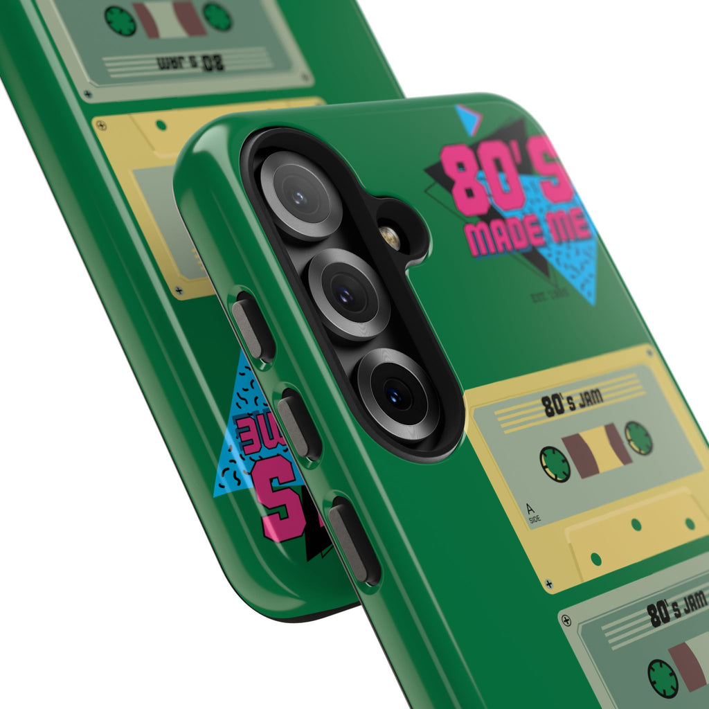 80s Made Me Cassette Tapes Phone Case | Retro 1980s Music Design