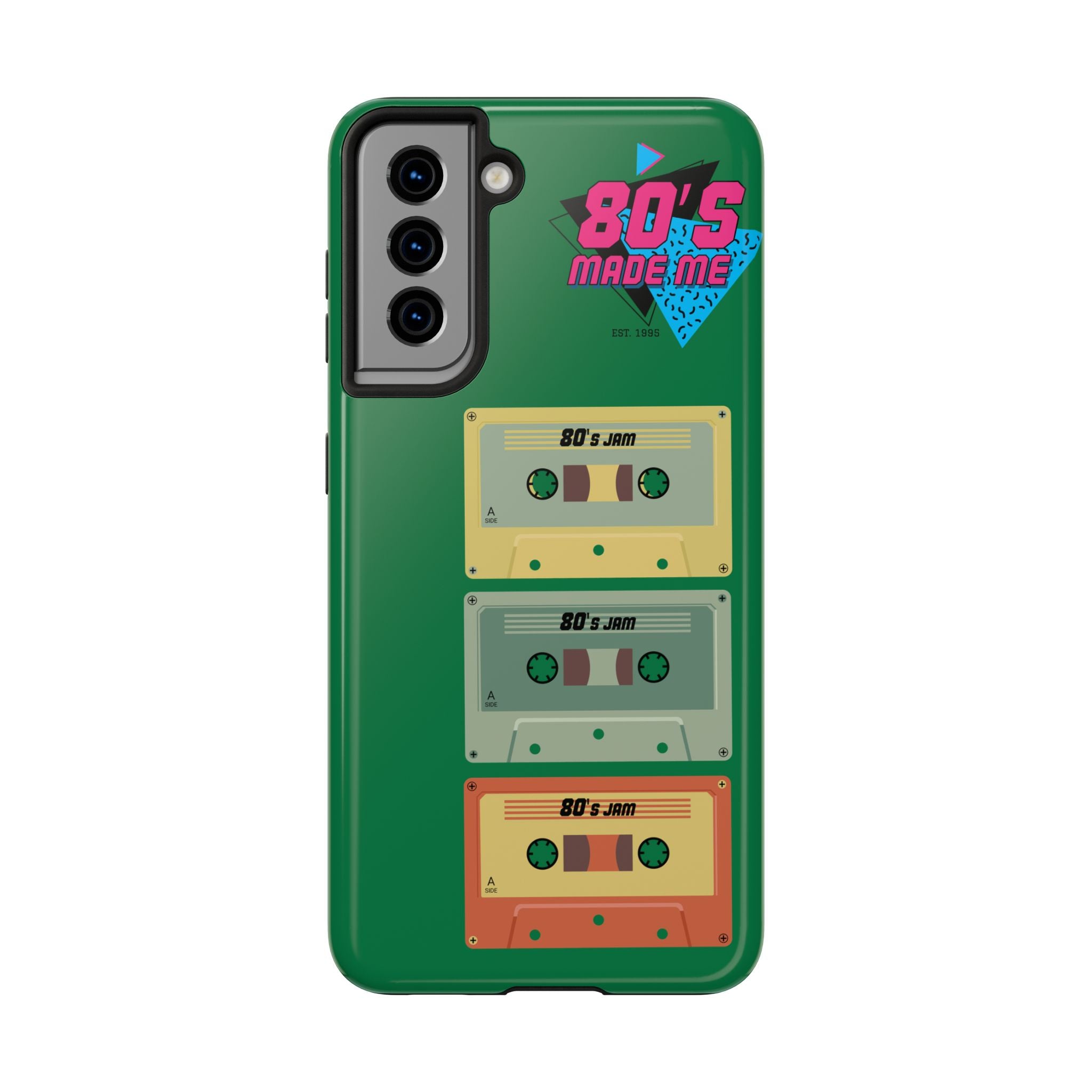 80s Made Me Cassette Tapes Phone Case | Retro 1980s Music Design