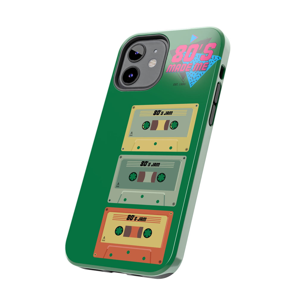 80s Made Me Cassette Tapes Phone Case | Retro 1980s Music Design