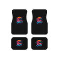 Retro 80s Car Floor Mats (Set of 4) — Neon Sunset 'The 80's' Design