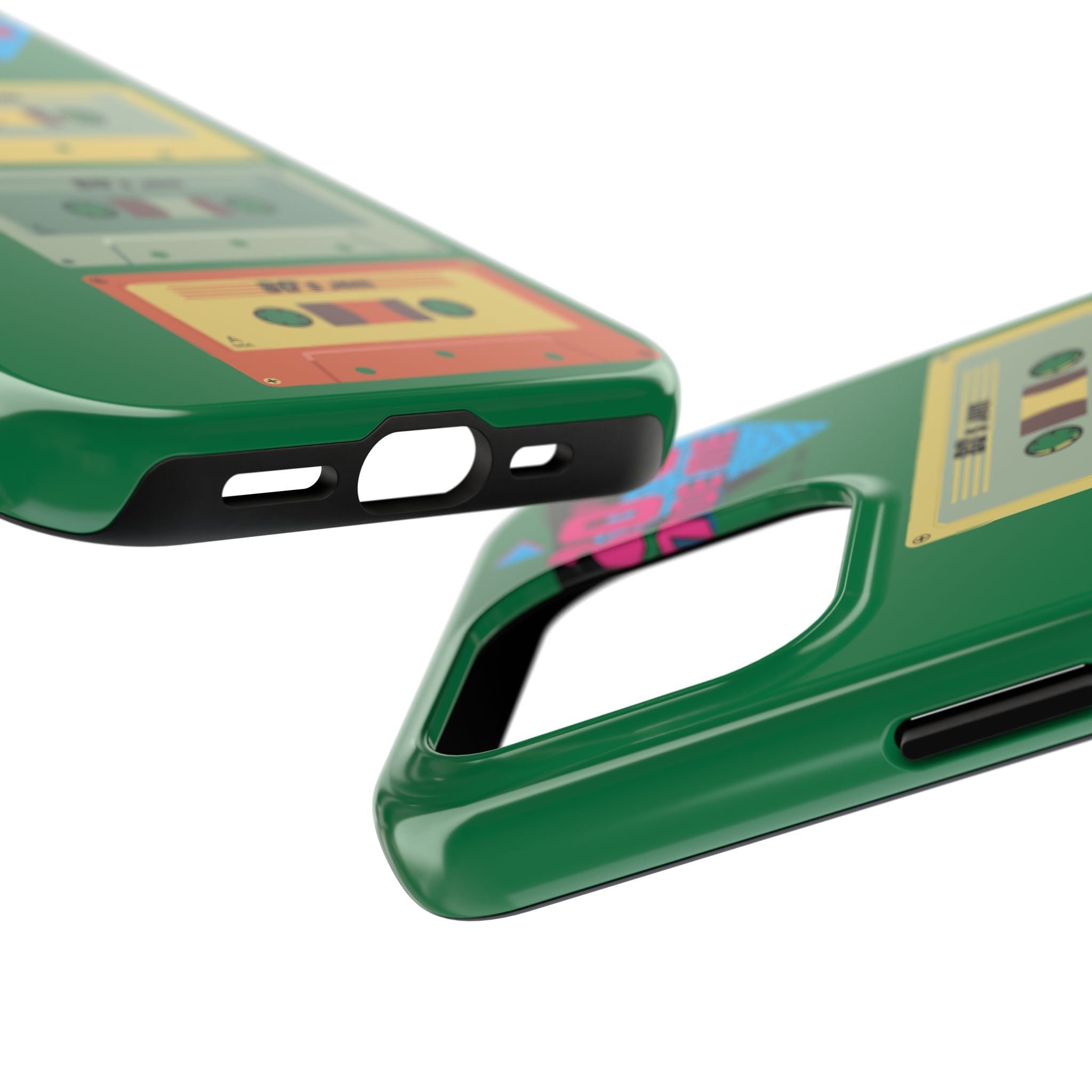 80s Made Me Cassette Tapes Phone Case | Retro 1980s Music Design