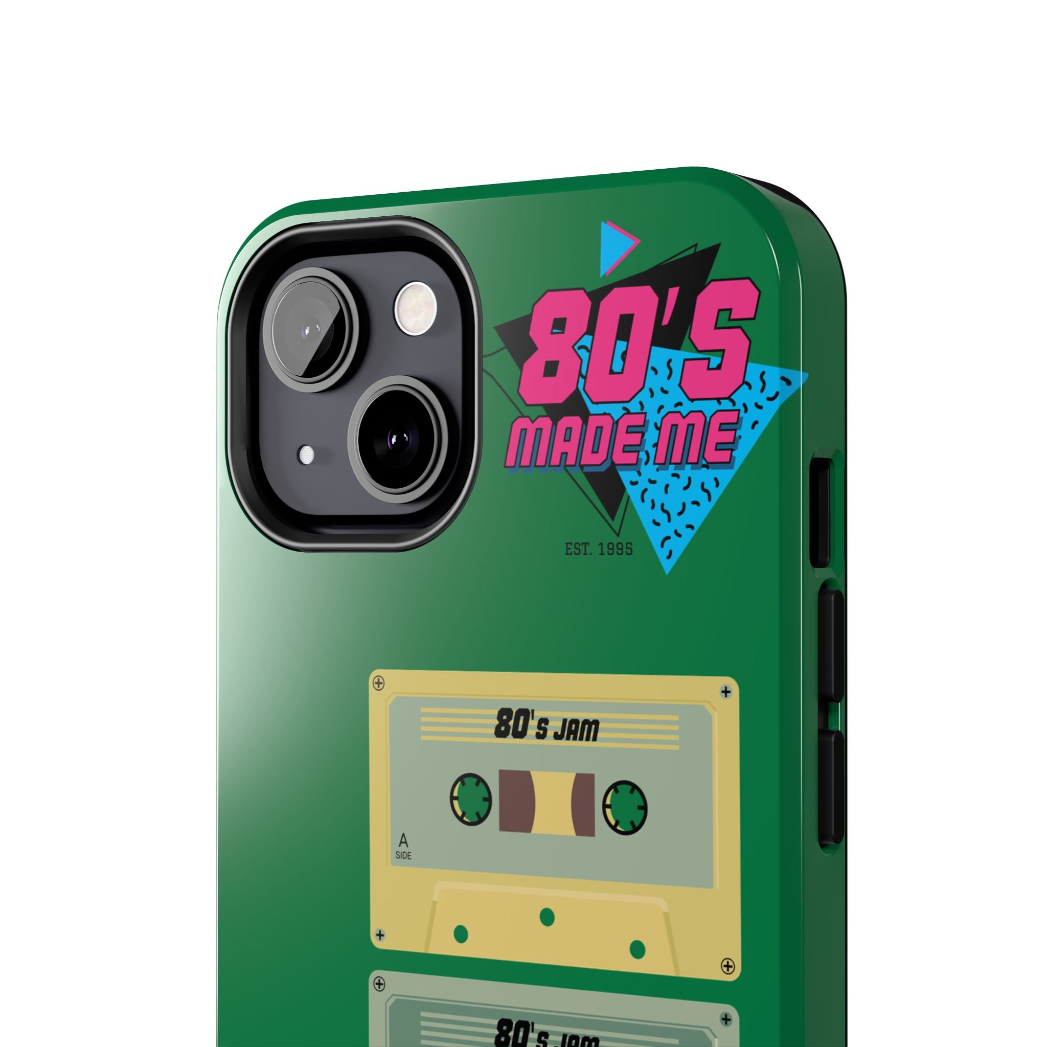 80s Made Me Cassette Tapes Phone Case | Retro 1980s Music Design