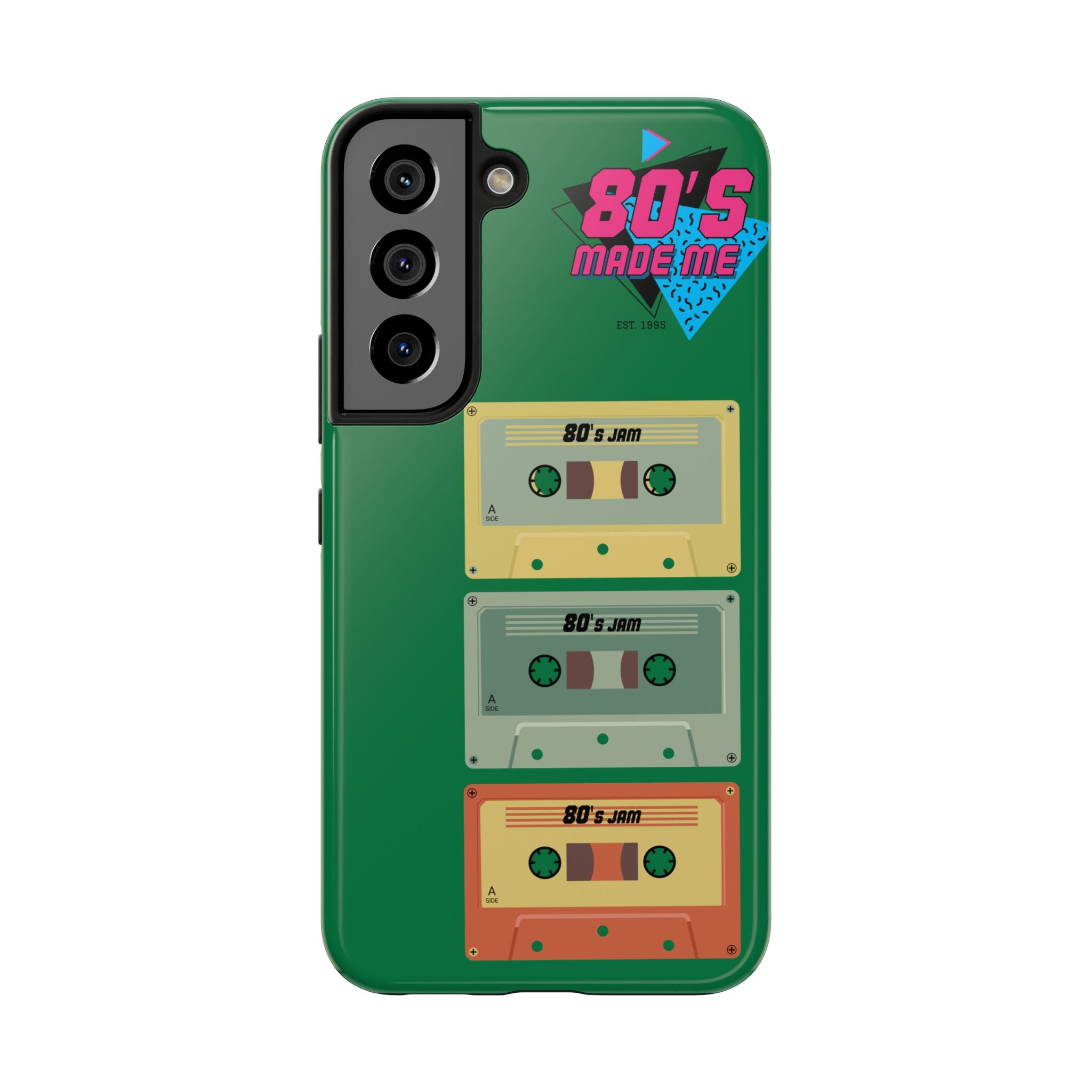 80s Made Me Cassette Tapes Phone Case | Retro 1980s Music Design
