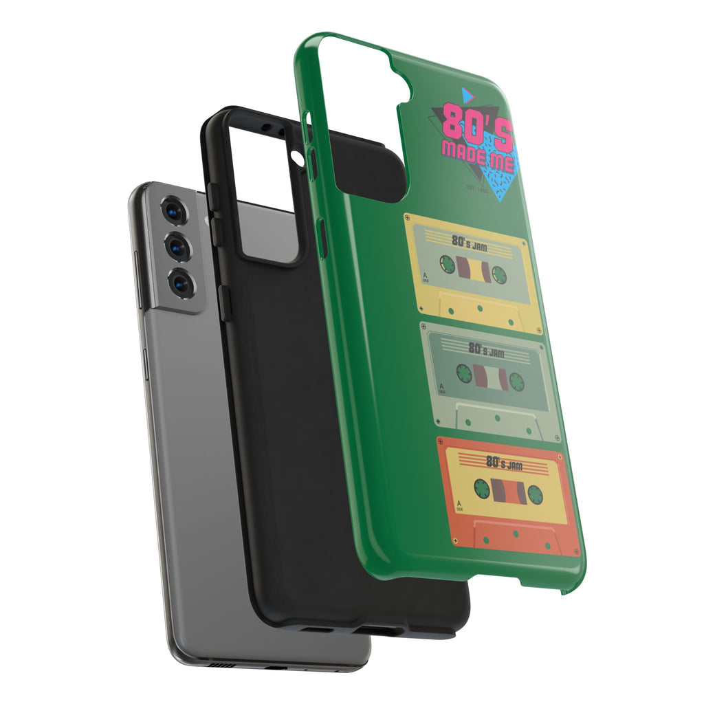 80s Made Me Cassette Tapes Phone Case | Retro 1980s Music Design