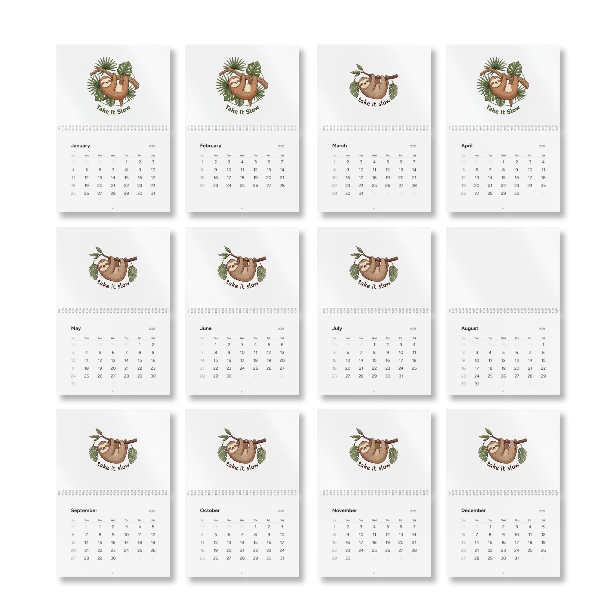 Standard Wall Calendar (2026)