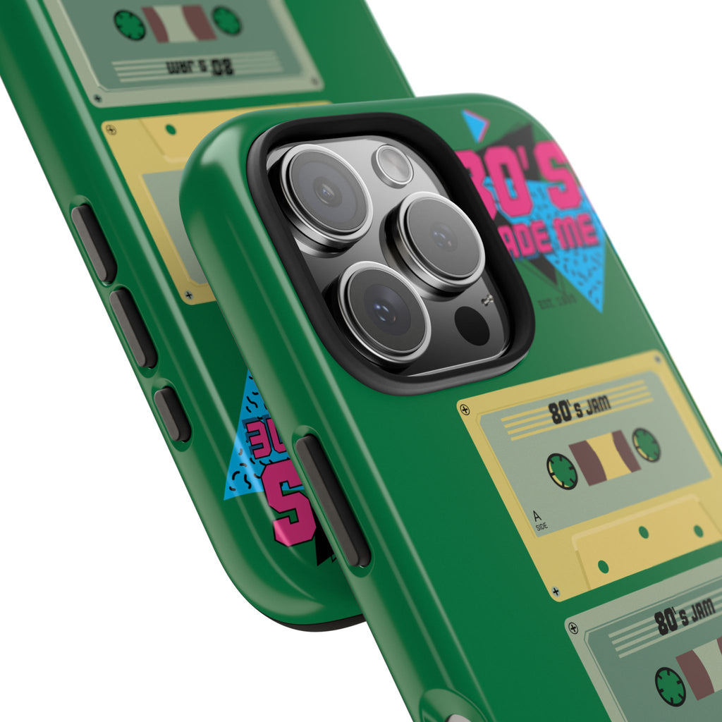 80s Made Me Cassette Tapes Phone Case | Retro 1980s Music Design