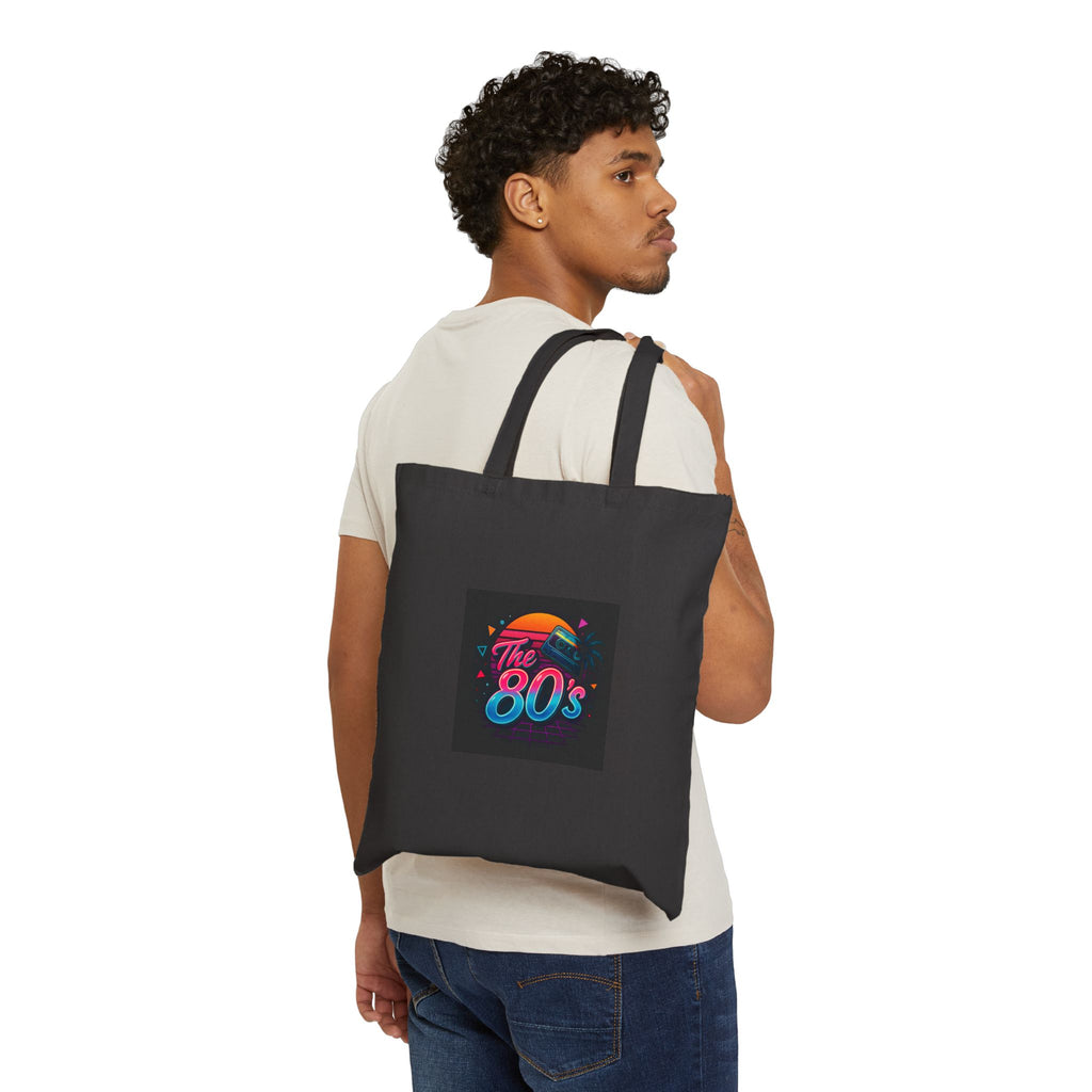 The 80s Retro Sunset Tote Bag