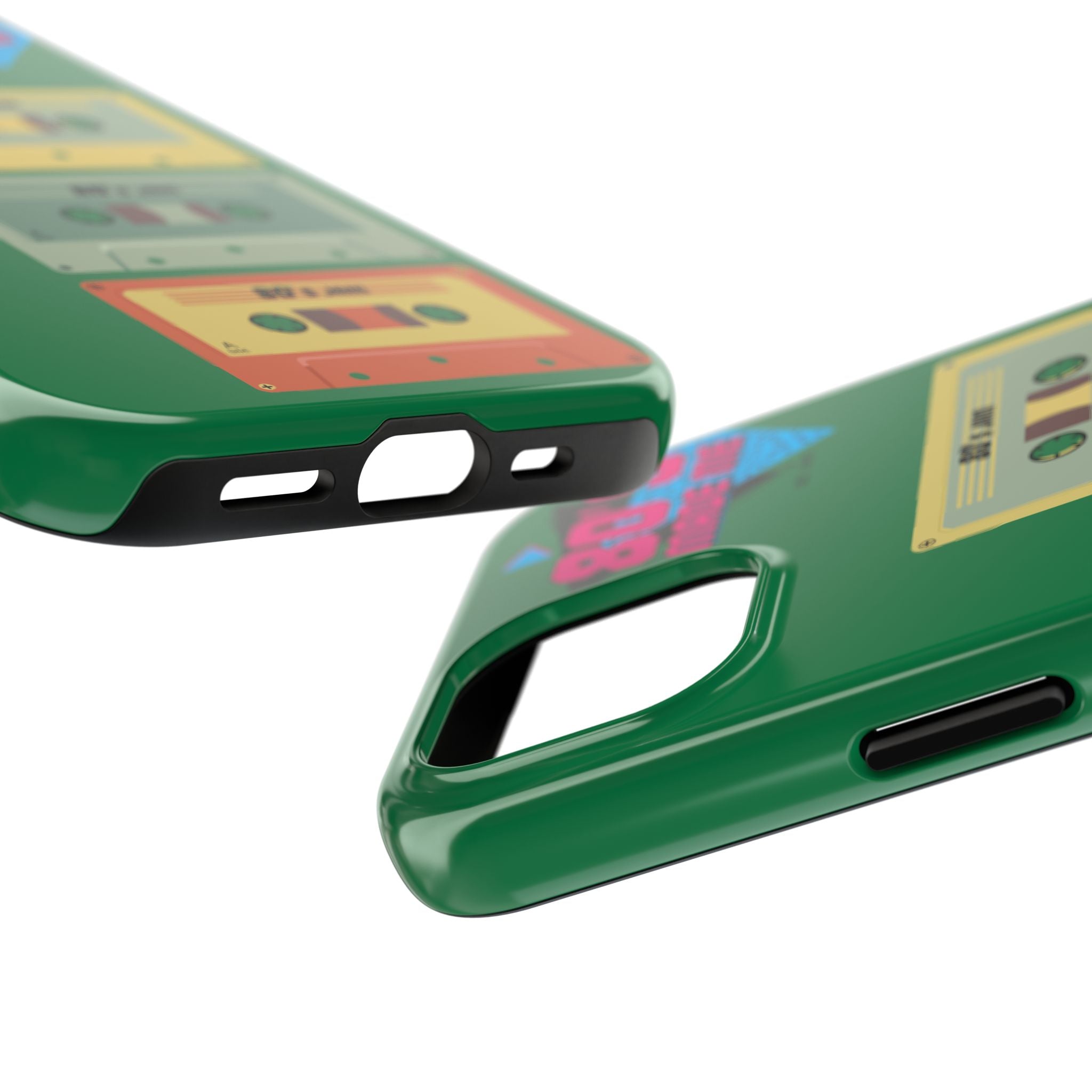 80s Made Me Cassette Tapes Phone Case | Retro 1980s Music Design