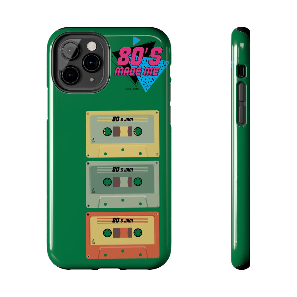 80s Made Me Cassette Tapes Phone Case | Retro 1980s Music Design